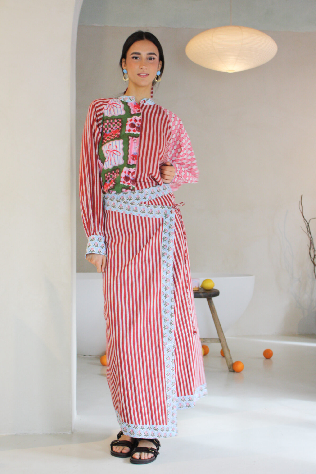 Falda Mosaic reversible